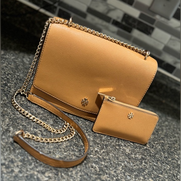 Tory Burch Chesnut Crossbody Bag And Wallet - Picture 5 of 8